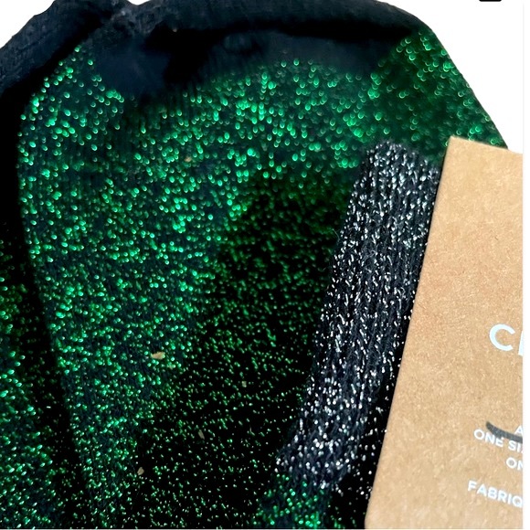 AMERICAN EAGLE➕NWT Holiday Glitter Crew Socks - Picture 2 of 3